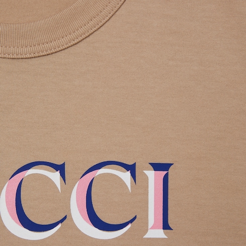 Cotton jersey T-shirt with print