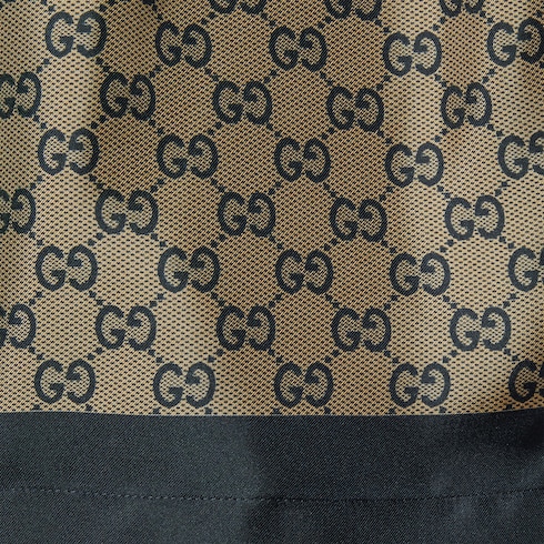 Shorts in twill di seta stampati