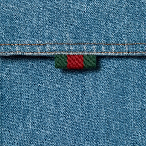 Camicia in denim dal taglio morbido