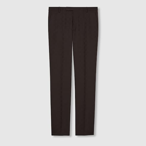 GG wool jacquard suit