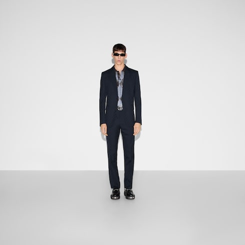 Costume en jacquard de laine GG