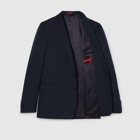 Abito in jacquard di lana GG