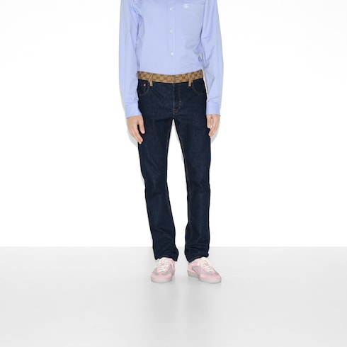Tapered denim pant