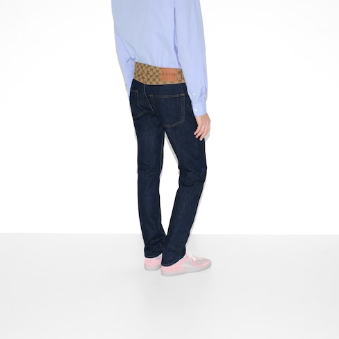 Tapered denim pant