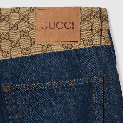 Tapered denim pant