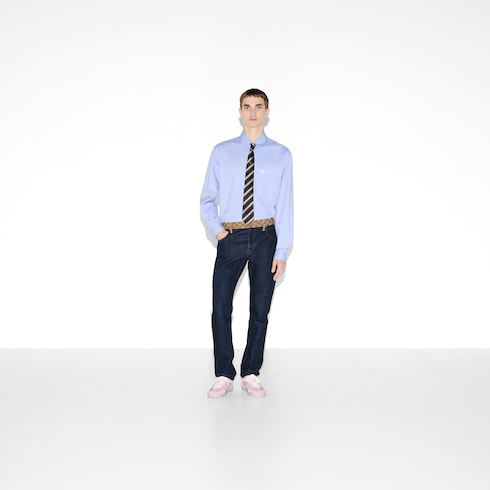 Tapered denim pant