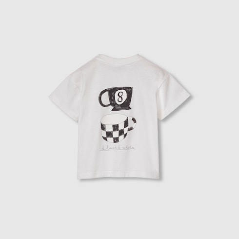 T-shirt neonato in cotone stampato