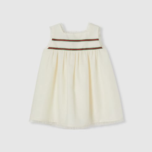 Robe pour bébé en coton GG avec bande Web