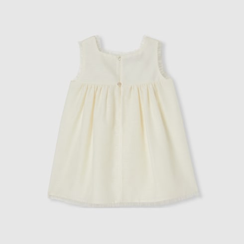 Robe pour bébé en coton GG avec bande Web