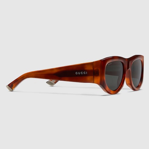 Rectangular-frame sunglasses