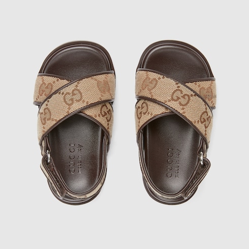 Сандалии с символом GG для детей 1–3 лет