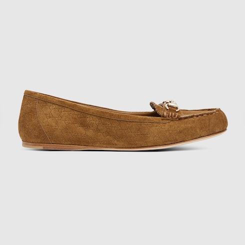Women's ballet flat with Horsebit