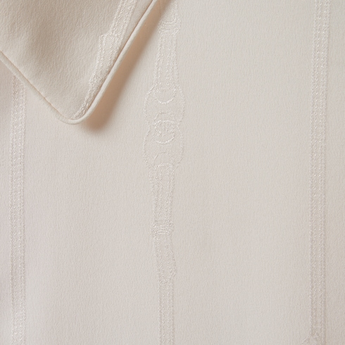 Bluse aus Seidenjacquard