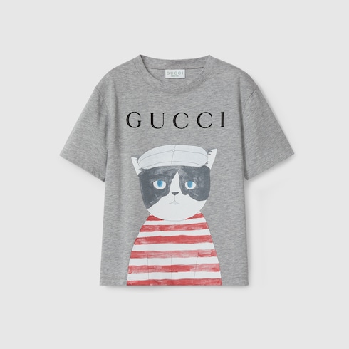Children's printed cotton T-shirt