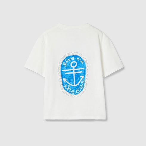 T-shirt bambino in cotone stampato