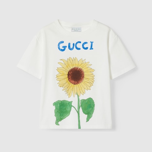 Children's printed cotton T-shirt