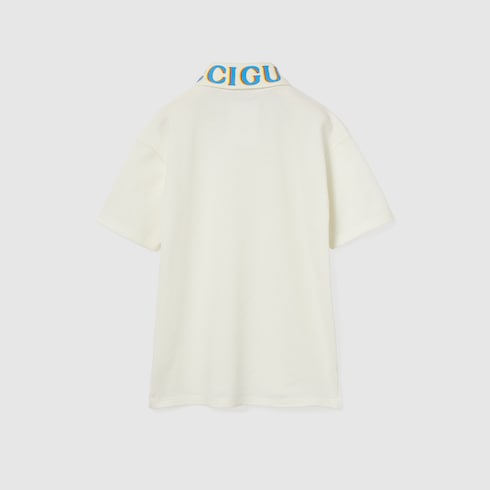 Polo infantil de algodón con estampado