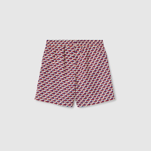 Children's printed nylon swim shorts