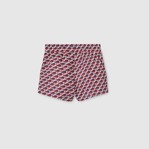 Baby printed nylon swim shorts