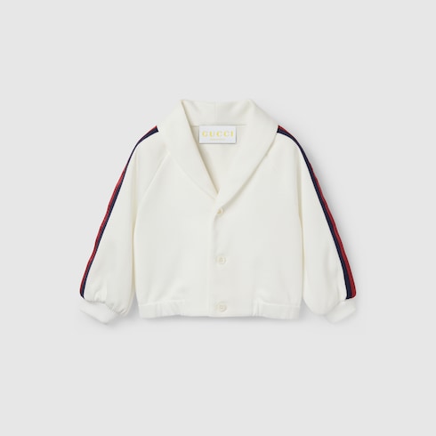Veste pour bébé en jersey avec bande Web