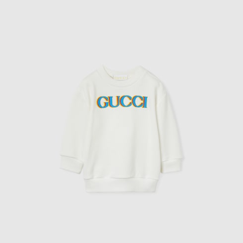 Sweat-shirt pour bébé en coton imprimé