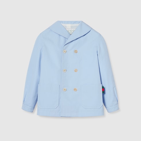 Veste pour enfant en coton avec bande Web