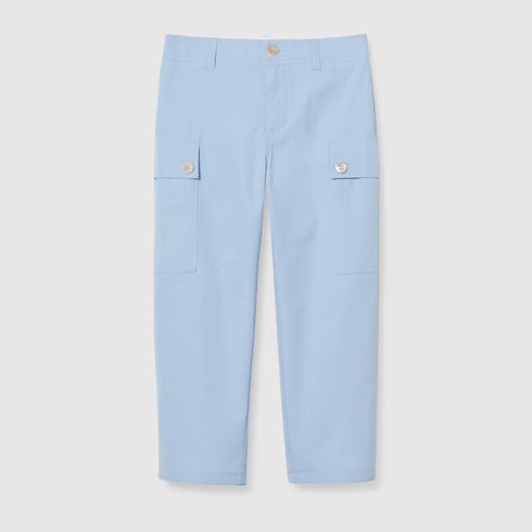 Children's cotton trousers with Web