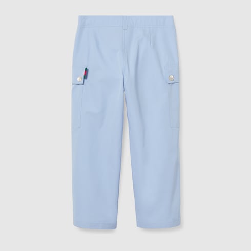 Children's cotton trousers with Web
