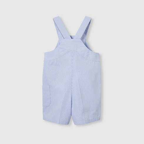 Baby embroidered cotton overall