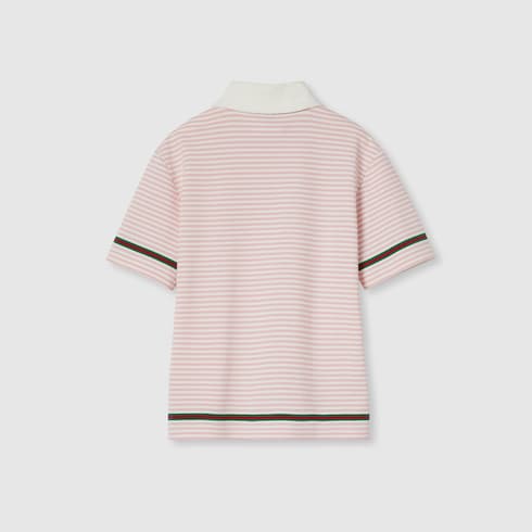 Polo bambino ricamata in cotone