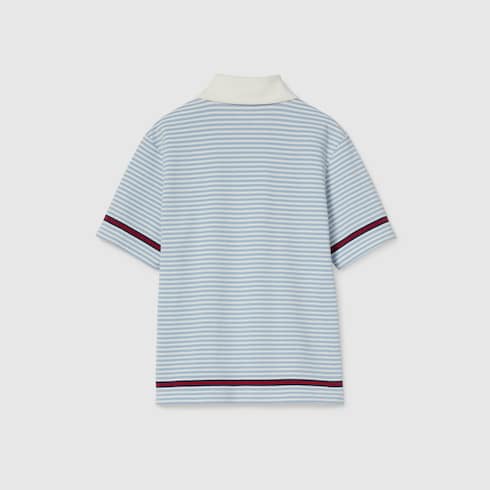 Polo bambino ricamata in cotone
