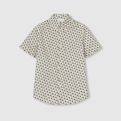 Camicia bambino in cotone stampato