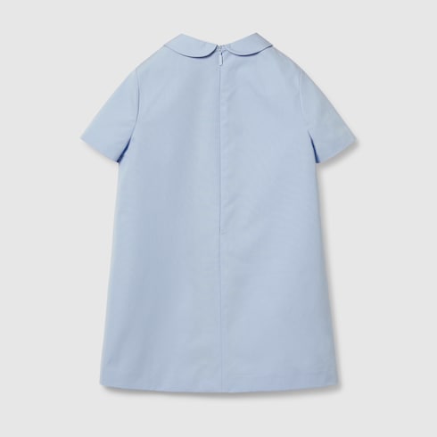 Robe pour enfant en popeline de coton avec bande Web