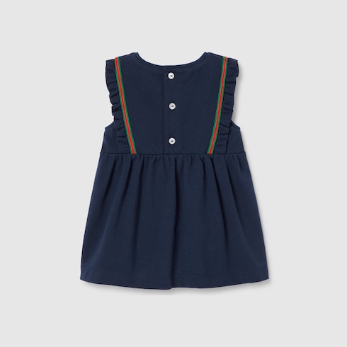 Baby cotton dress with Web