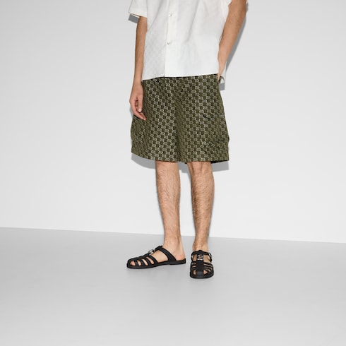 Men's sandal with Double G