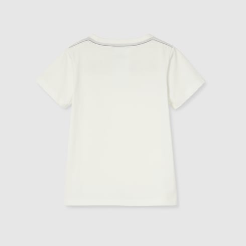 Kinder-T-Shirt aus Baumwolle mit Stickerei