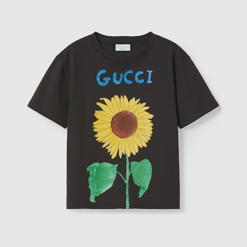 Children's printed cotton T-shirt