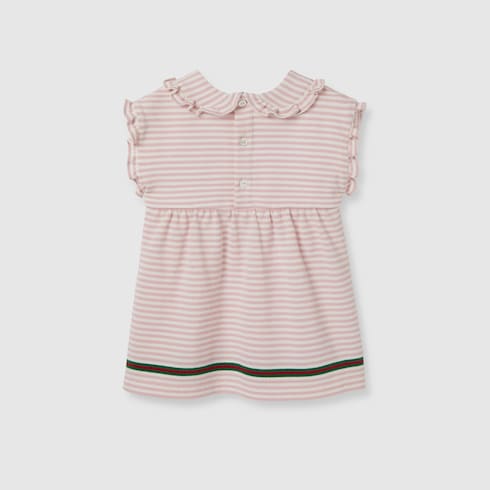 Robe pour bébé en coton brodé