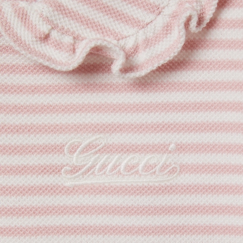 Robe pour bébé en coton brodé
