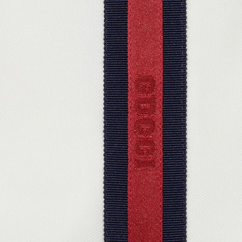 Shorts bambino in jersey con nastro Web