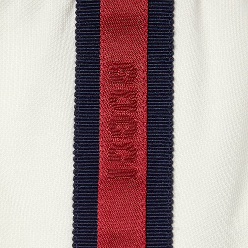 Baby jersey shorts with Web in White Ready-to-wear | GUCCI® SI