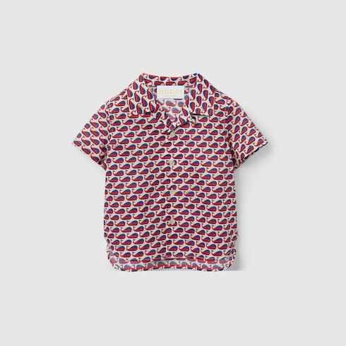 Camisa de algodón con estampado para bebé