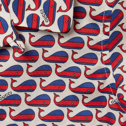 Camisa de algodón con estampado para bebé