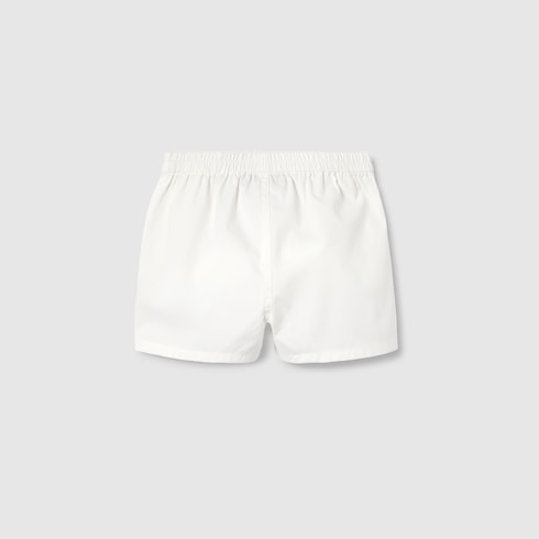Baby embroidered cotton shorts Detail 2