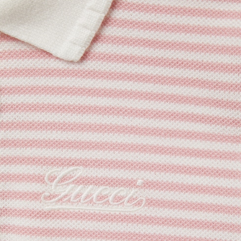 Baby embroidered cotton polo Detail 3