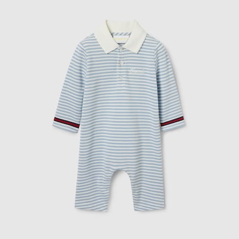 Combinaison pour bébé en coton brodé