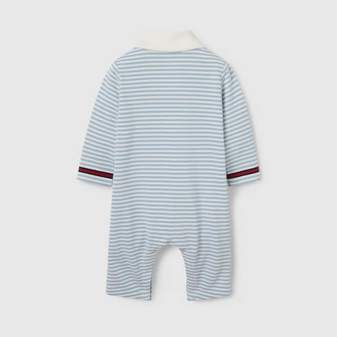 Combinaison pour bébé en coton brodé