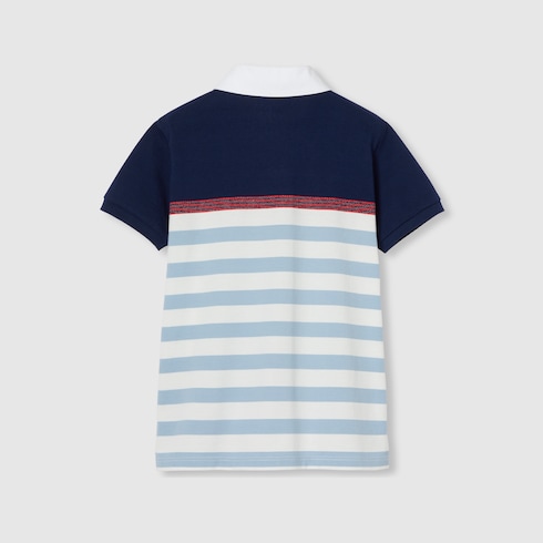 Polo pour enfant en coton imprimé