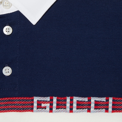 Polo pour enfant en coton imprimé