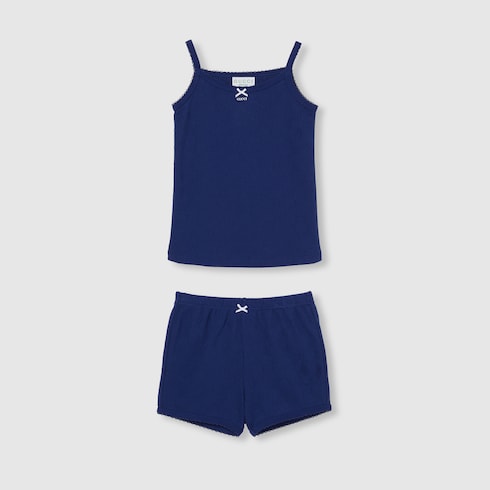 Children's GG jersey two-piece set